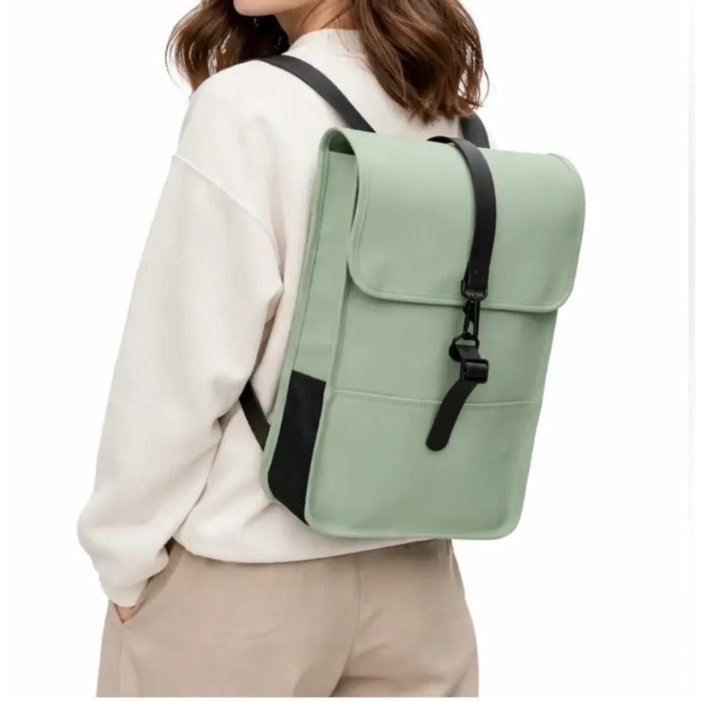 NEW Unisex Rains Backpack Mini W3 Haze Green One Size